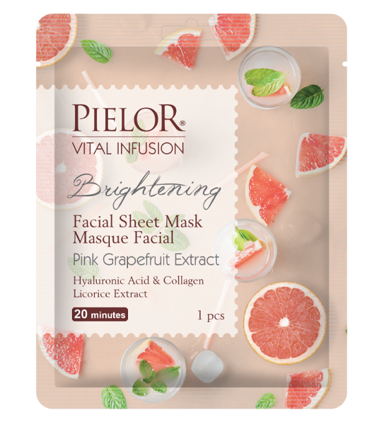 Pielor Vital Infusion Brightening Facial Sheet Mask